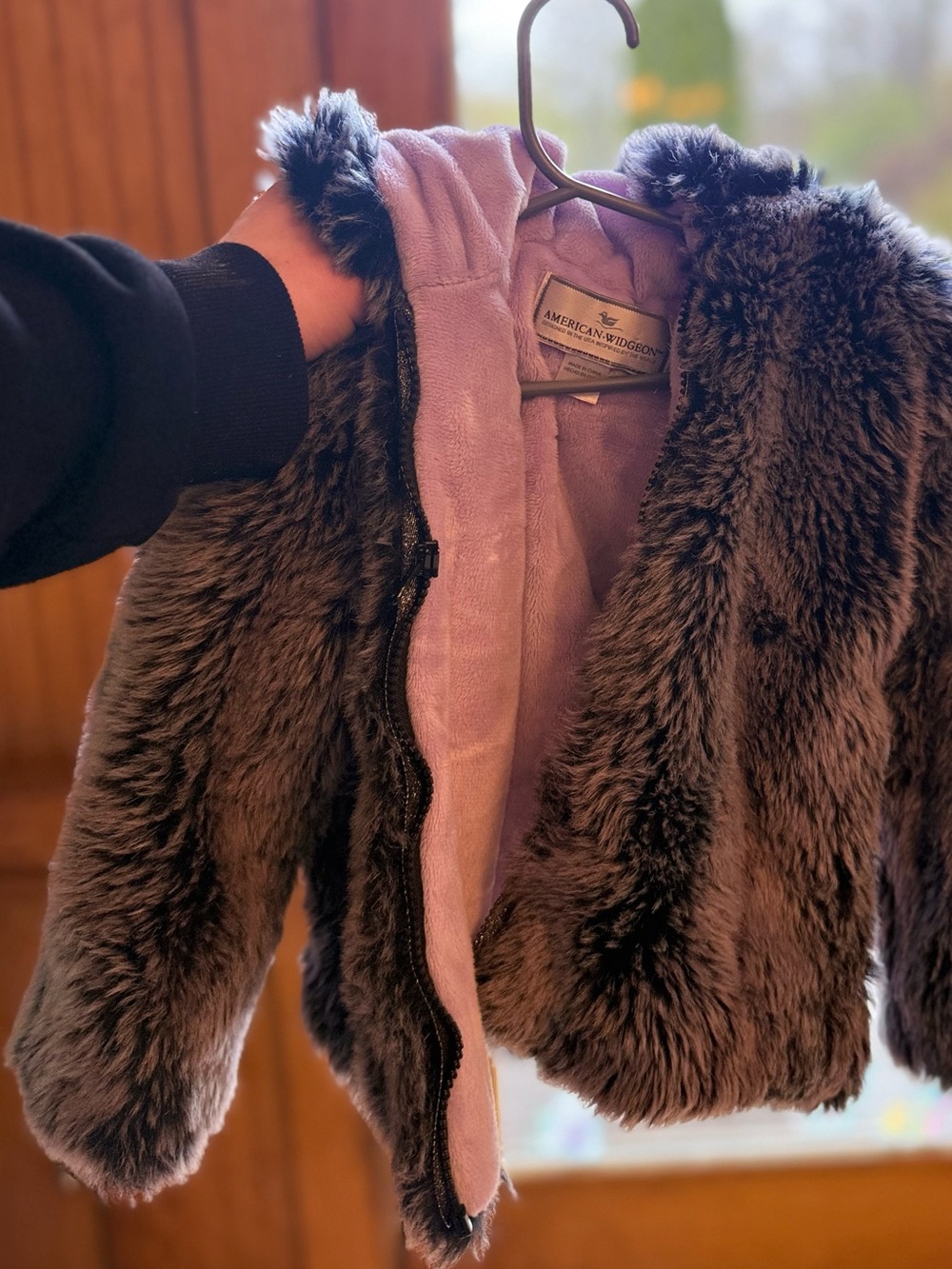 American-Widgeon Kids Faux Fur Jacket